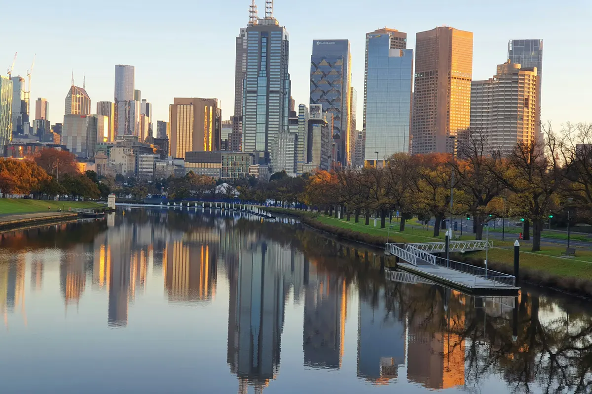 Melbourne city skyline